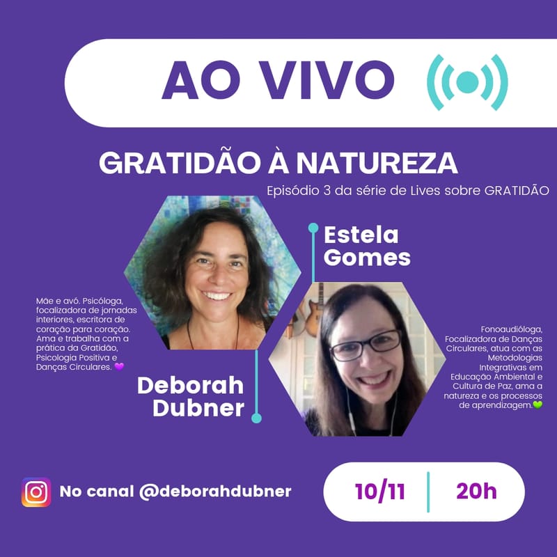 LIVE 3 - GRATIDÃO À NATUREZA
