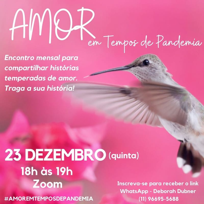 AMOR EM TEMPOS DE PANDEMIA