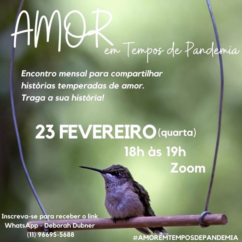 AMOR EM TEMPOS DE PANDEMIA