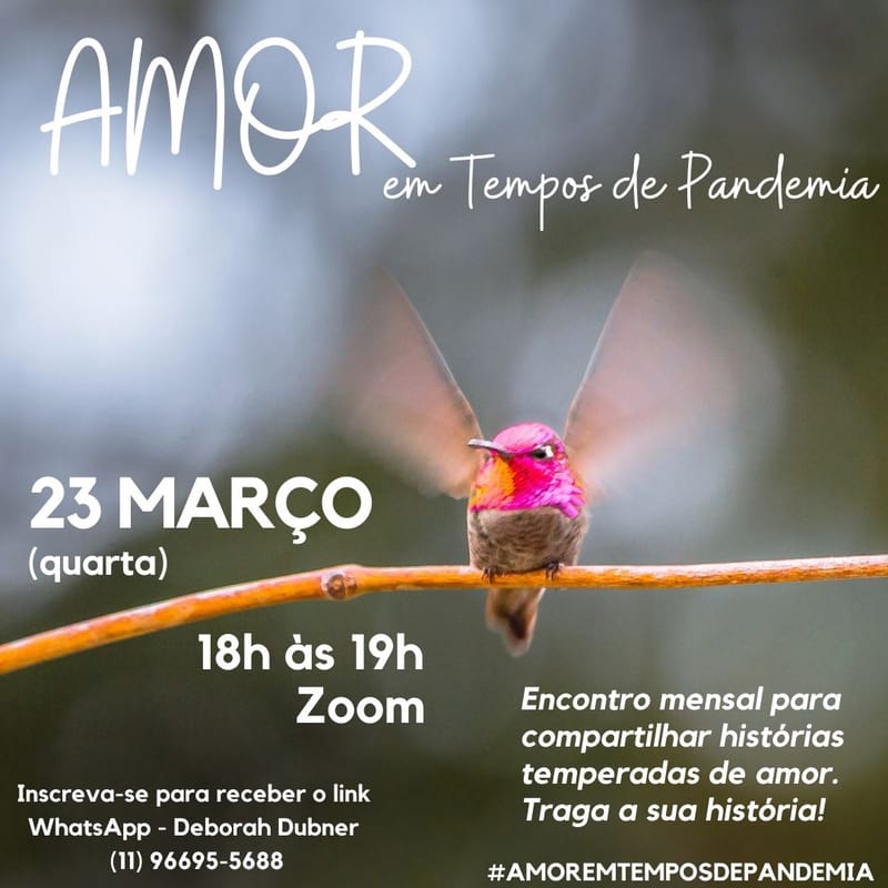 AMOR EM TEMPOS DE PANDEMIA