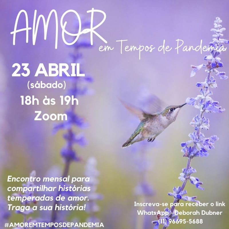 AMOR EM TEMPOS DE PANDEMIA
