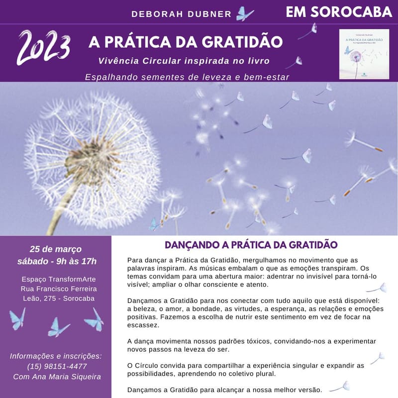 DANÇANDO A GRATIDÃO EM SOROCABA