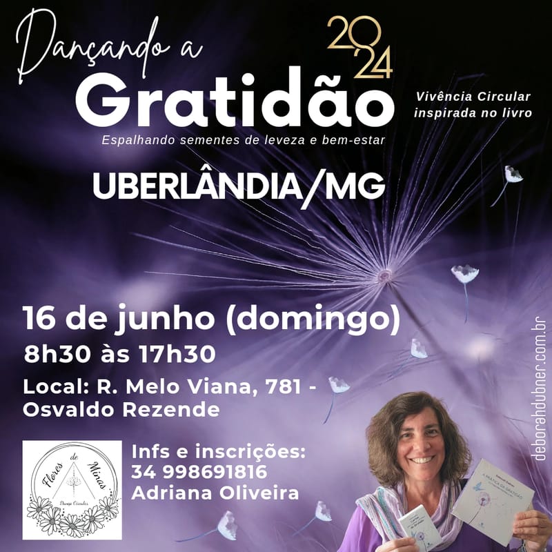 DANÇANDO A GRATIDÃO EM UBERLÂNDIA/MG
