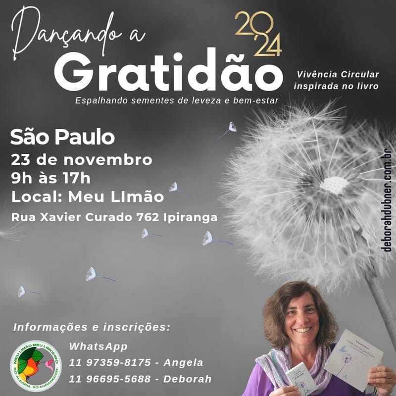 DANÇANDO A GRATIDÃO EM SÃO PAULO