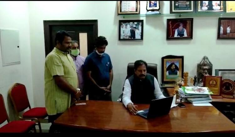 Sri Kona Raghupati - Hon Deputy Speaker , AP Legislative Assembly - Inaugurating CBC BBB website