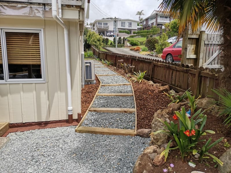 Gravel Step Pathway