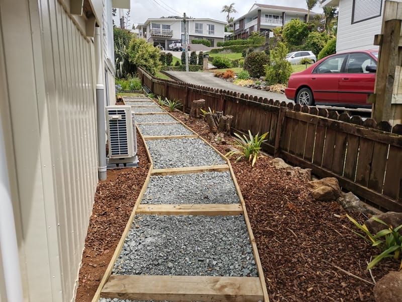 Gravel Step Pathway
