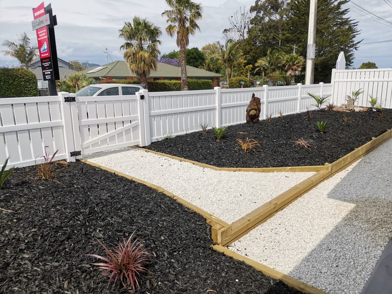 Timber Steps and Garden Retaining