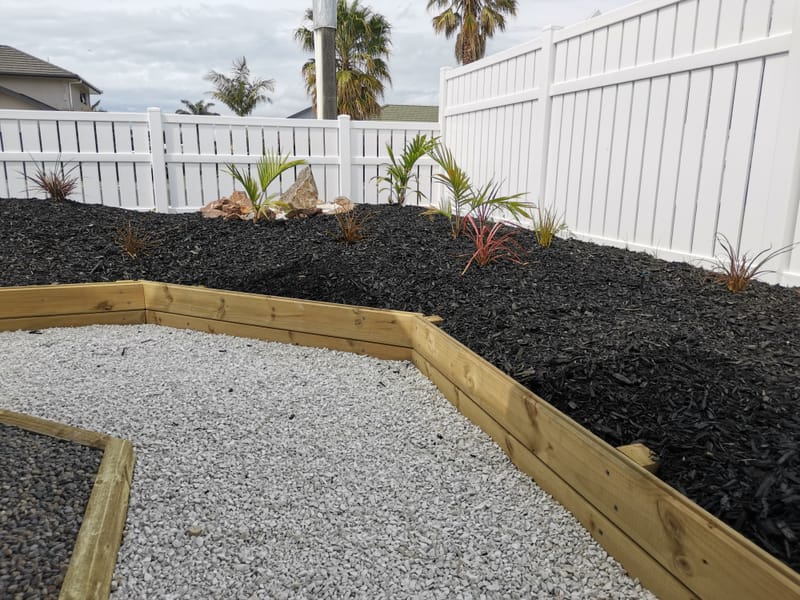 Timber Steps and Garden Retaining