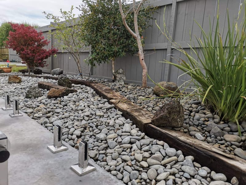Railway Sleeper Garden Feature