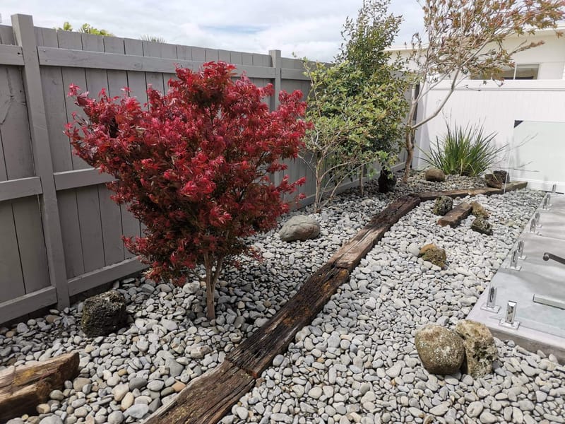 Railway Sleeper Garden Feature
