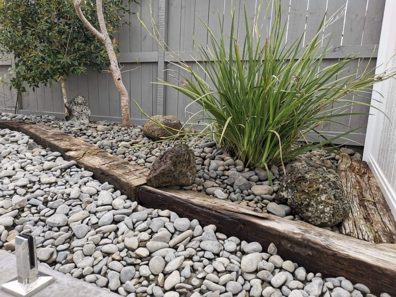 Railway Sleeper Garden Feature