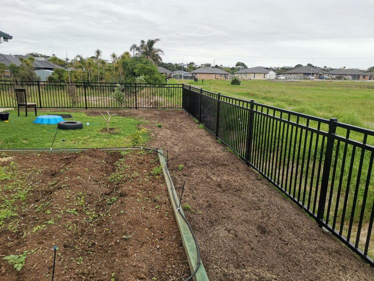 New Build Aluminium Fencing