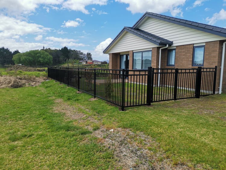 New Build Aluminium Fencing