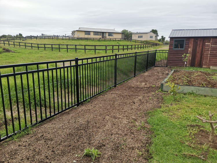 New Build Aluminium Fencing
