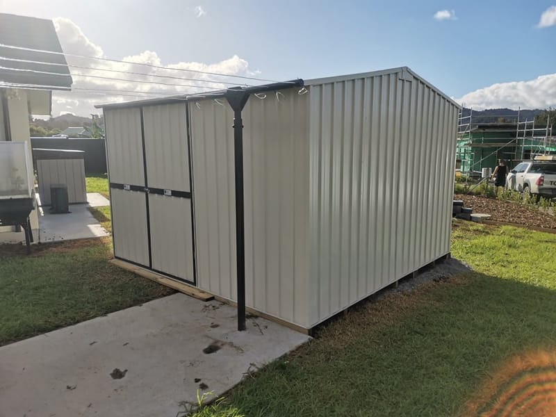 3m x 3m Garden Shed Installation