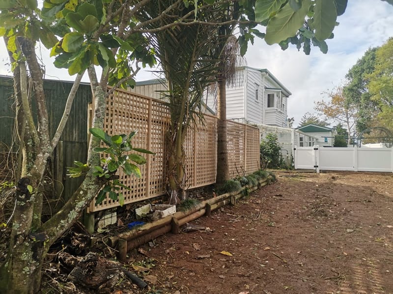 Large Timber Trellis Panel Screens