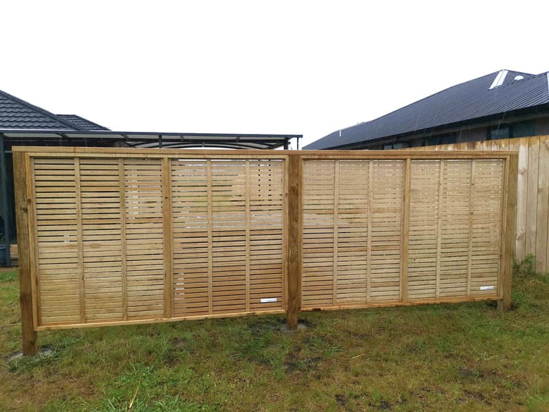 Spa Pool Trellis Screen