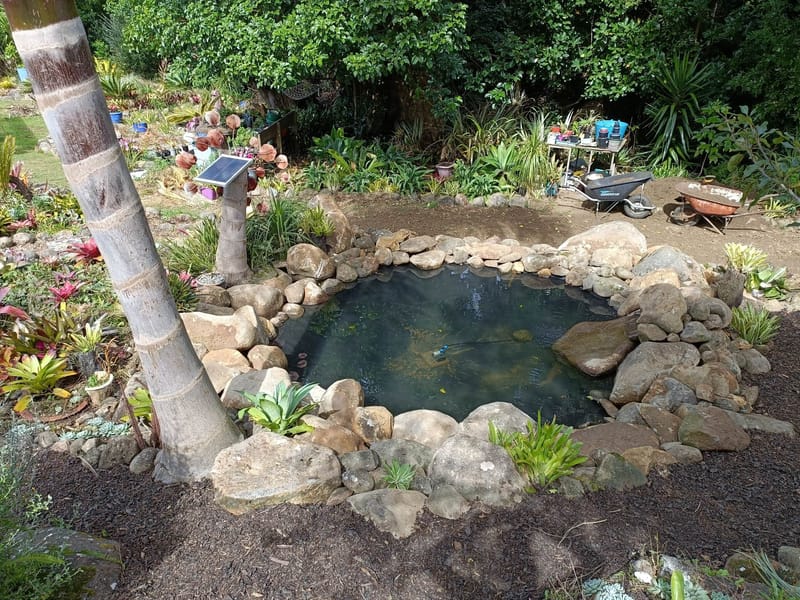 New Rock Pond Installation