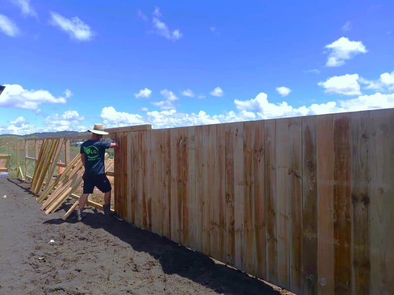 Timber Paling Fence