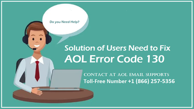 Solution of Users $ Need to Fix AOL Error Code 130