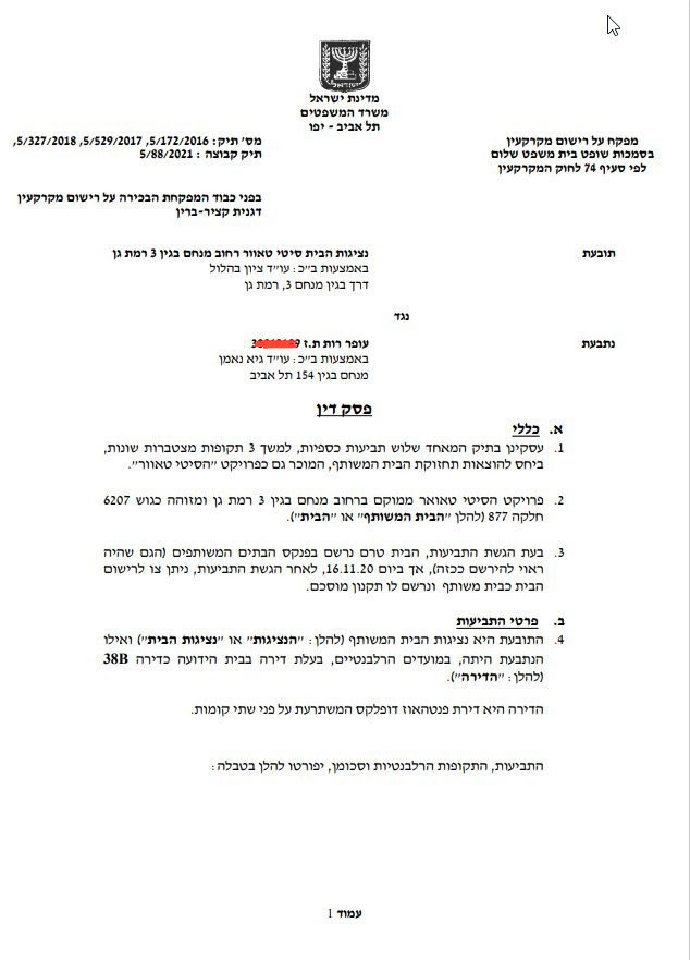 ניהול ותחזוקת רכוש משותף: סכסוכי שטחים ודמי ועד