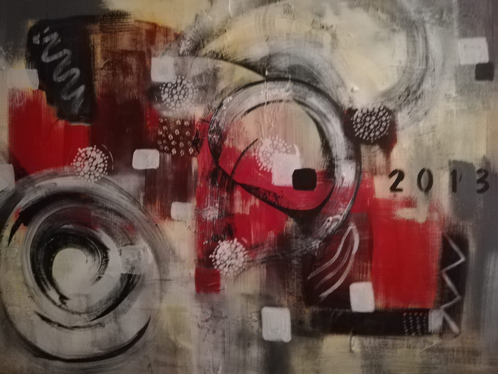 RondoVeneziano - Acryl auf Leinwand, 115 x 90 cm (reserviert)