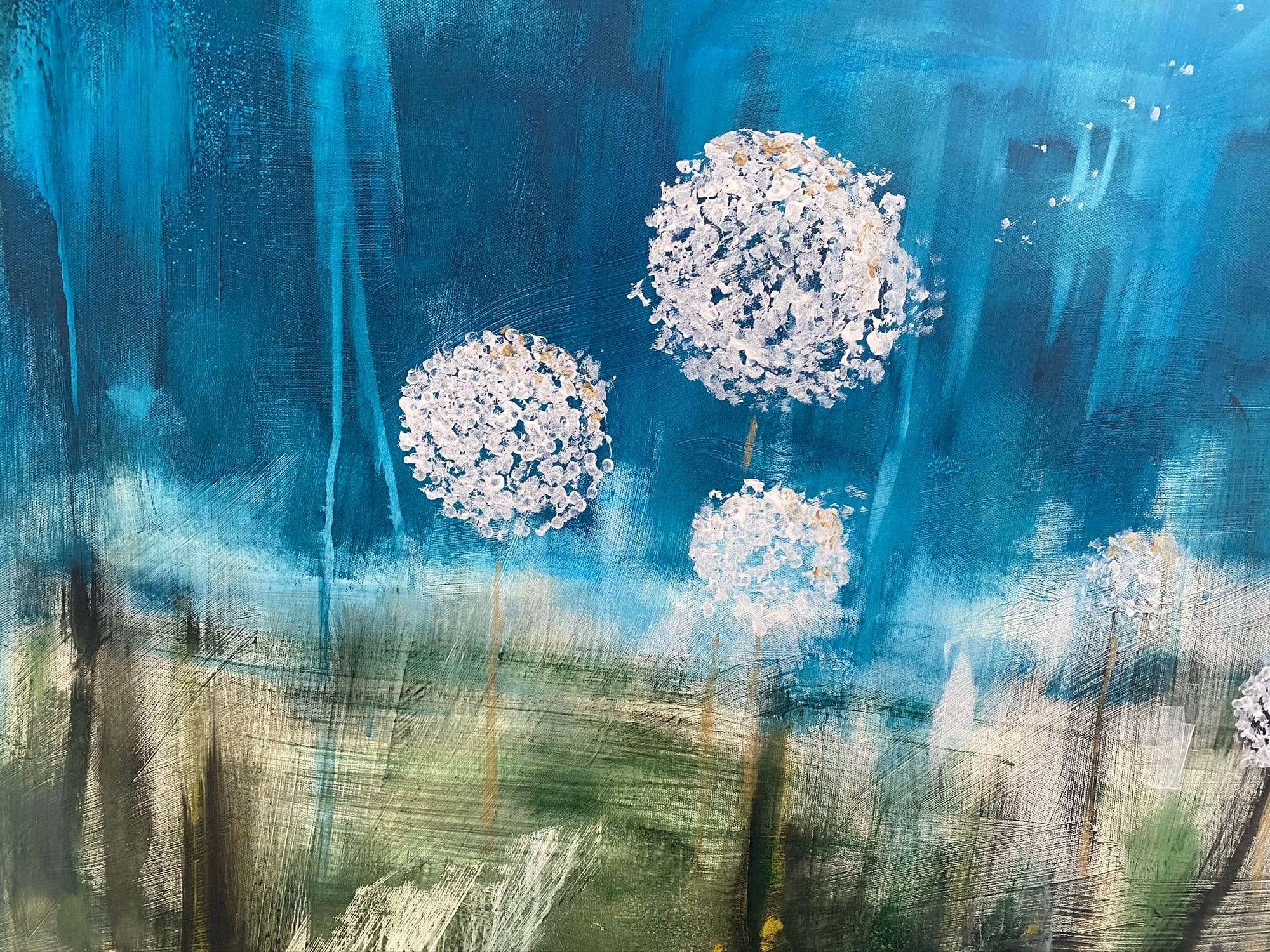 Princessa de nieve - Acryl auf Leinwand, 120 x 70 cm (verkauft)