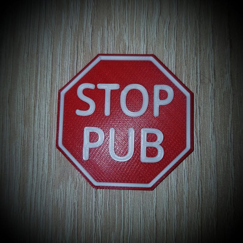 Logo STOP PUB pour boîte à lettres