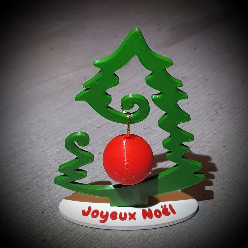 Déco de table Sapin de Noël.