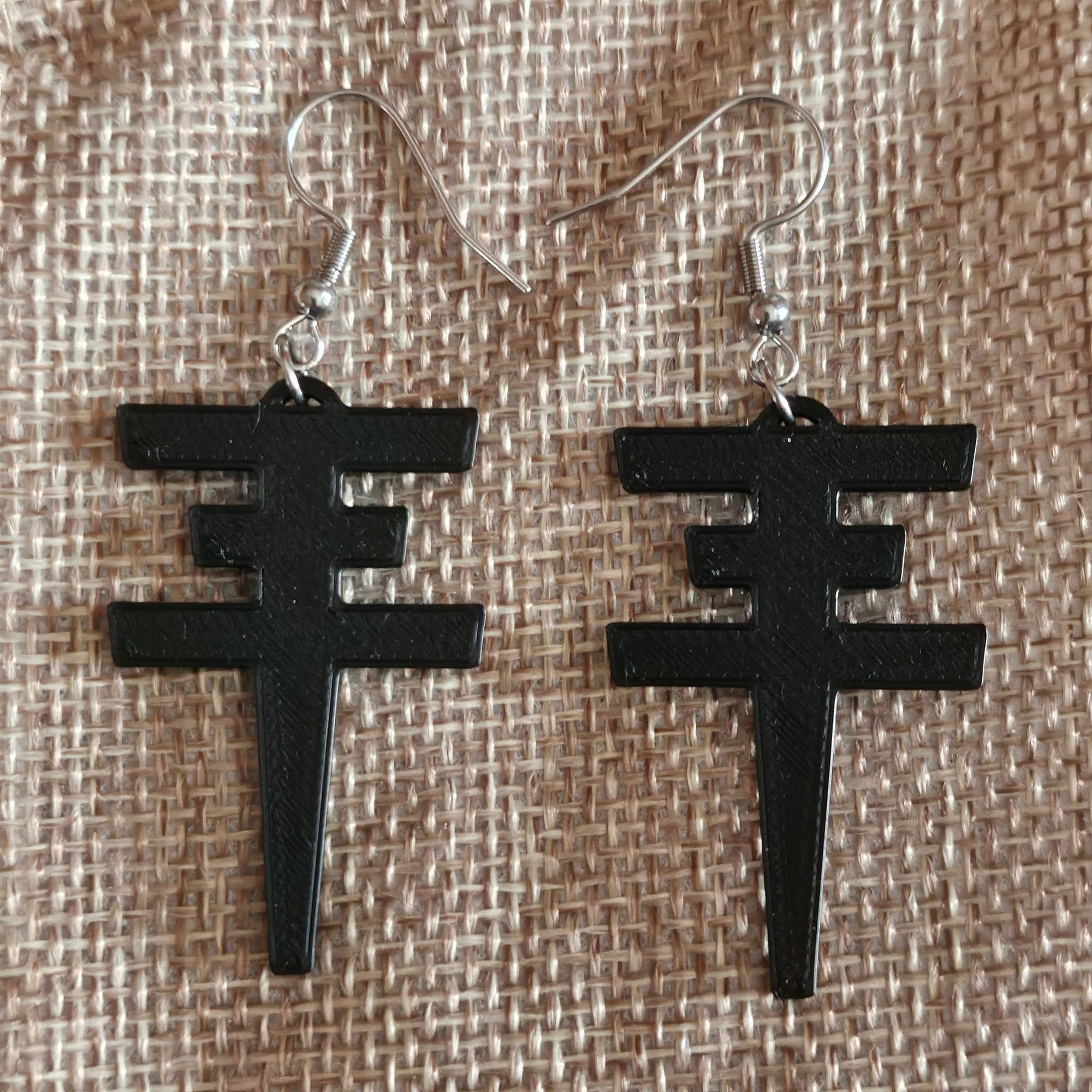 Boucles d'oreilles logo Tokio Hotel