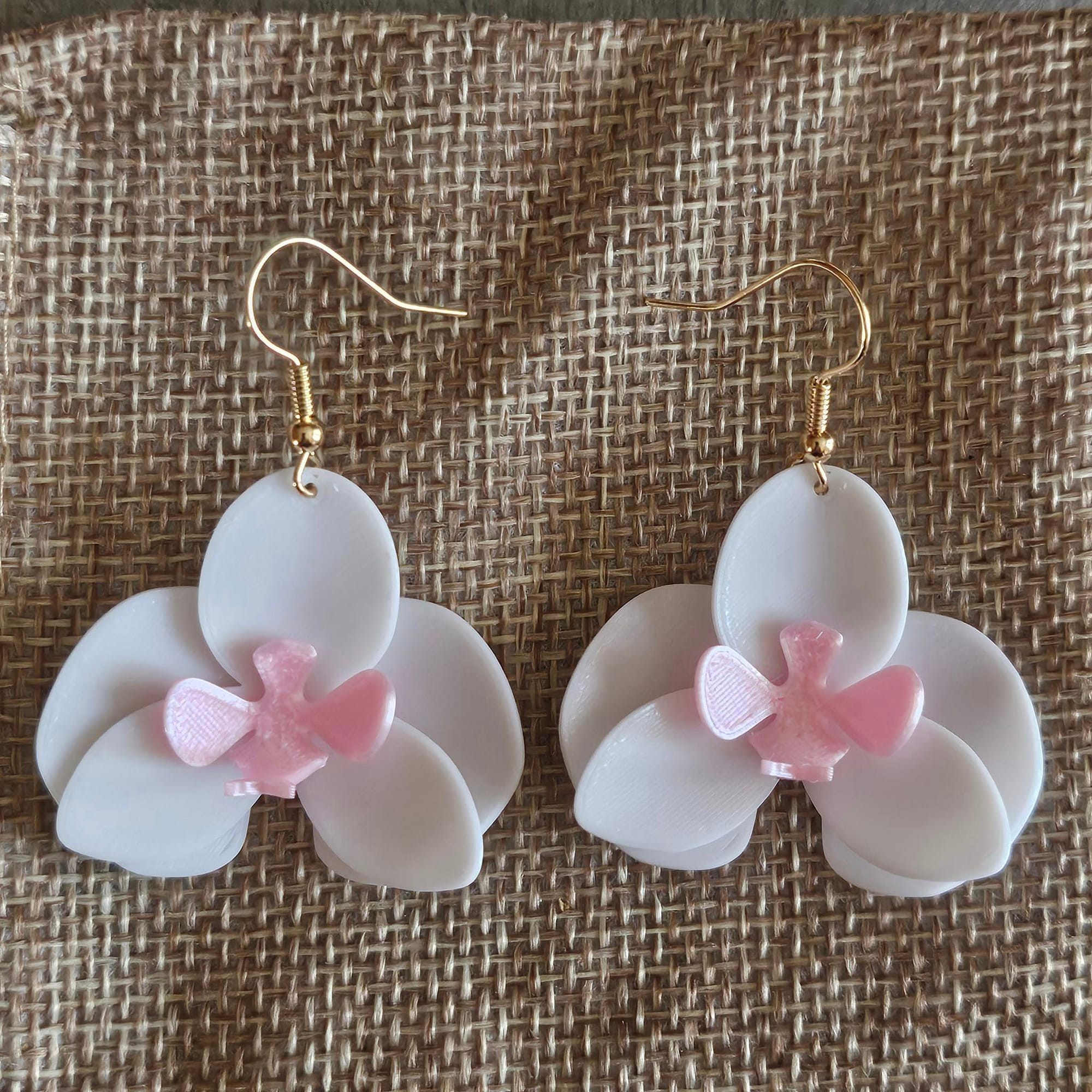 Boucles d'oreilles "Tropical flowers"