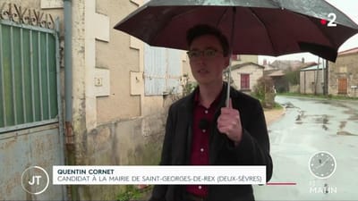 Municipales : un candidat de 18 ans dans le marais poitevin | Télé Matin/France Info -18/02/2020