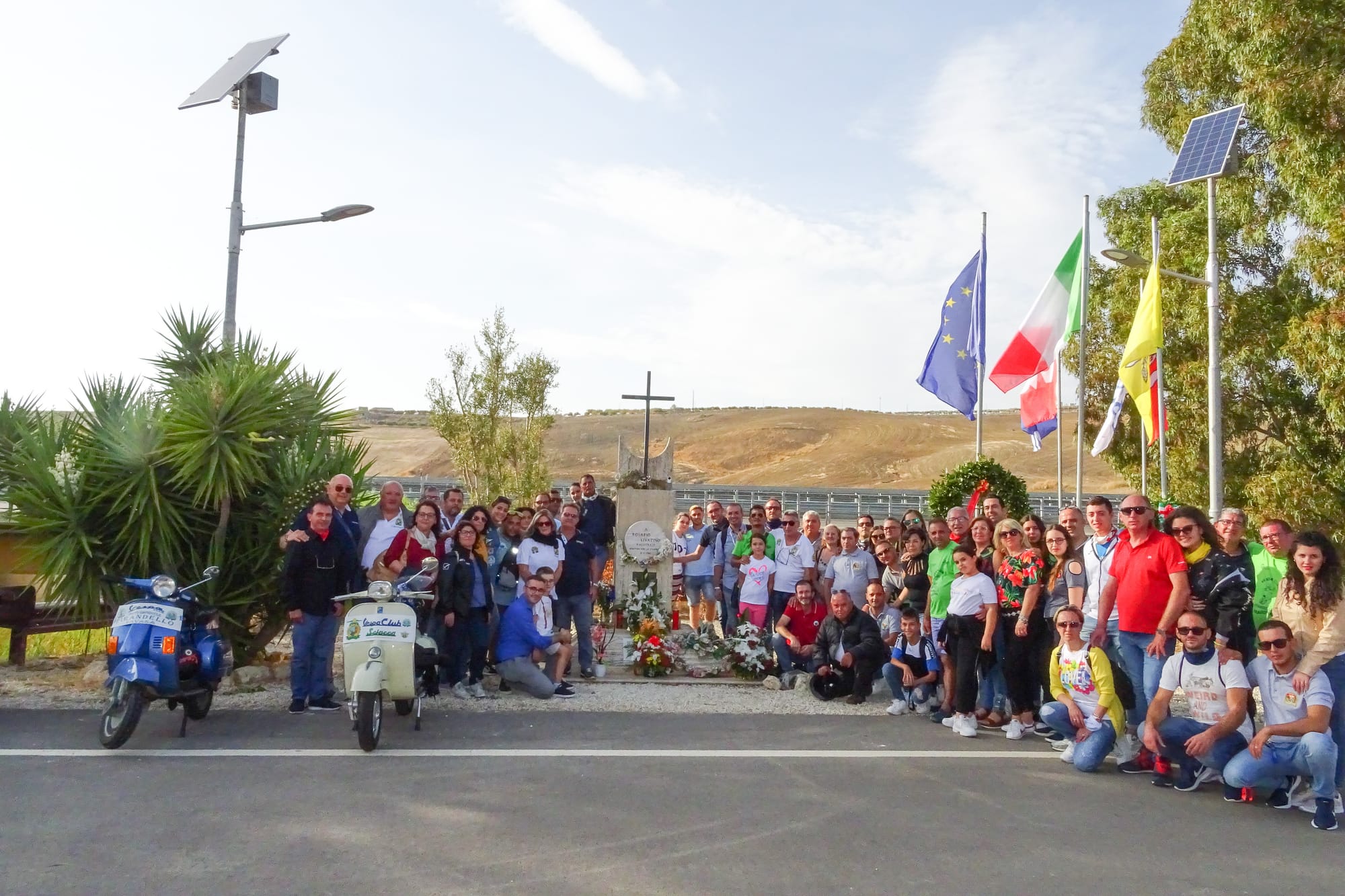 In Vespa sui percorsi della memoria e della legalità