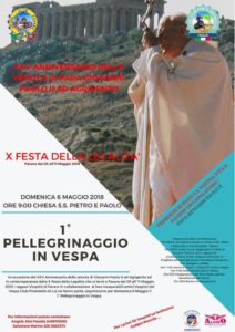 Favara. All’interno della Festa della Legalità 2018, il Primo Pellegrinaggio in Vespa