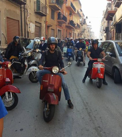 ”Festa in Vespa” a Favara, ottima la riuscita. Oltre 250 i partecipanti, anche da Torino