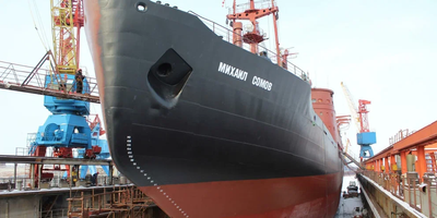 НЭС "Михаил Сомов" вышло из дока СРЗ "Красная Кузница"