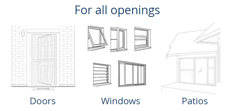 Fly and insect screens