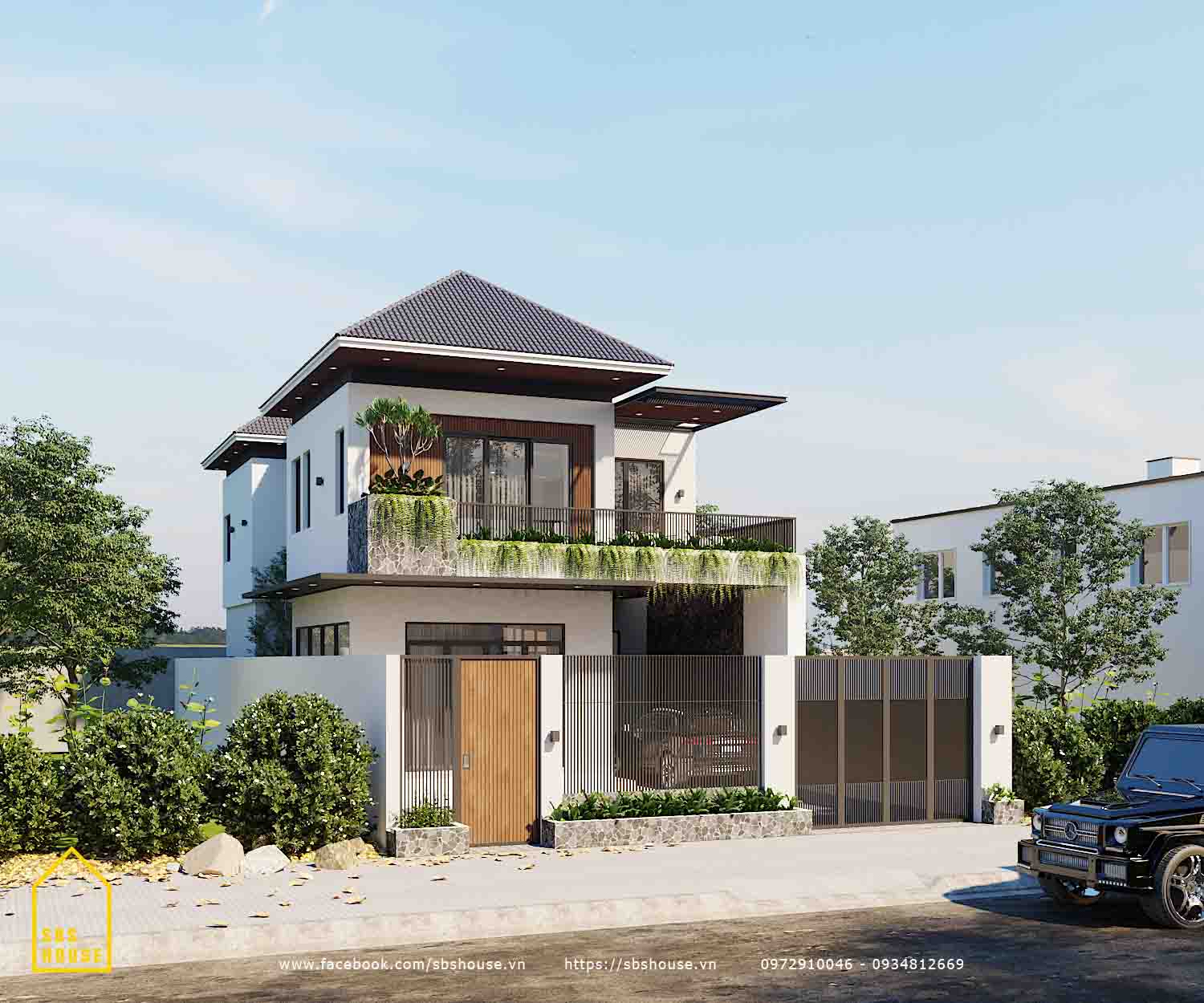 NHÀ HAI TẦNG MÁI THÁI HIỆN ĐẠI – XU HƯỚNG NHÀ Ở ĐƯỢC ƯA CHUỘNG 2021