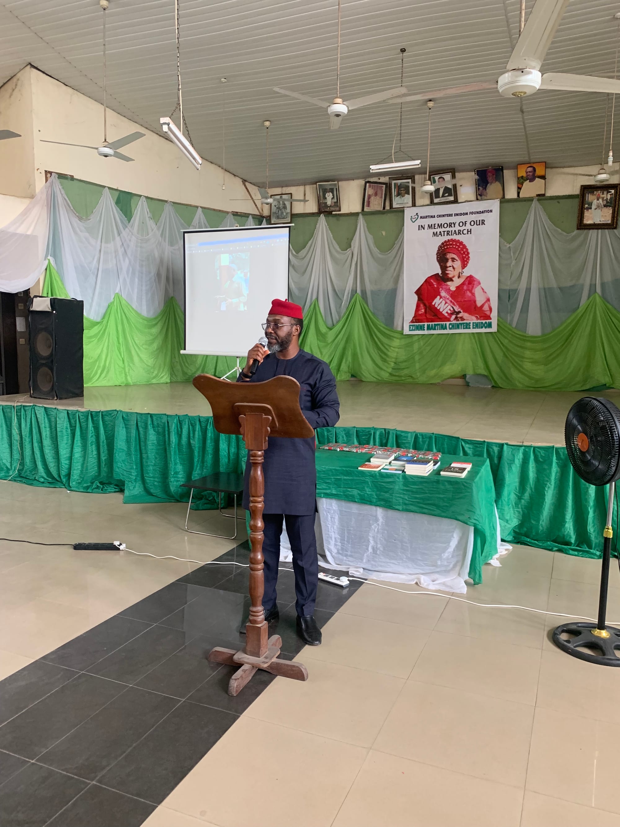 The Chairman of the occasion [Chief Osita Chidoka] delivering his speech