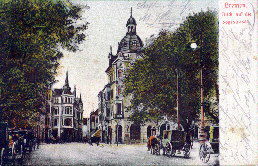 Blick auf die Sögestraße in Bremen