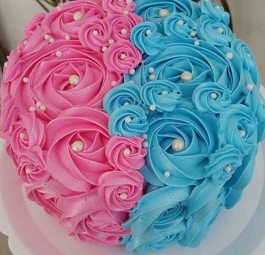 Gender Reveal Cake