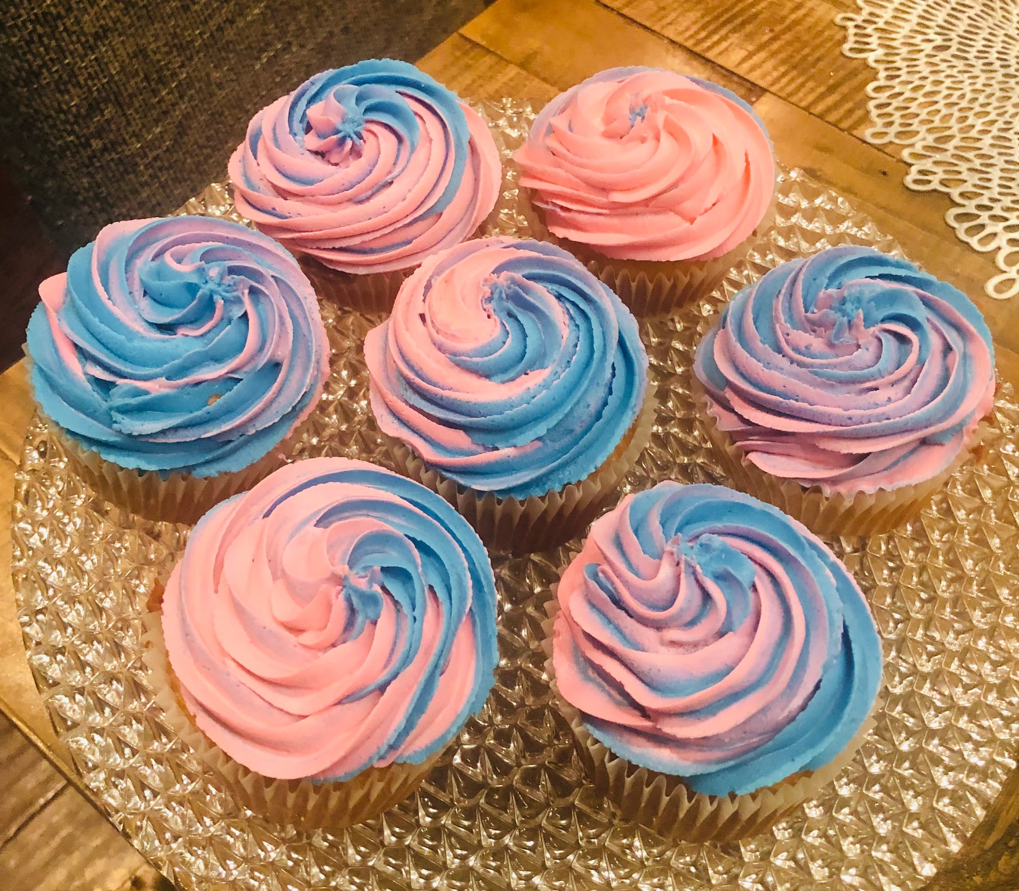Strawberry Swirl Cupcakes