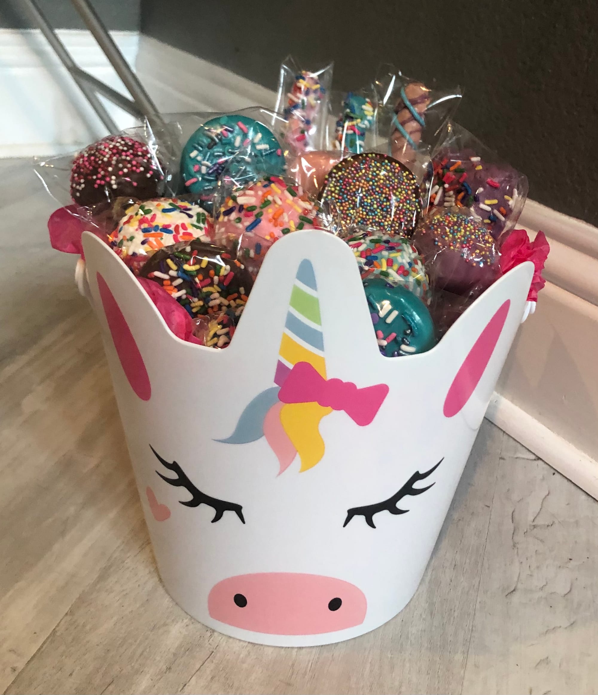 Girl Unicorn Chocolate Gift Basket