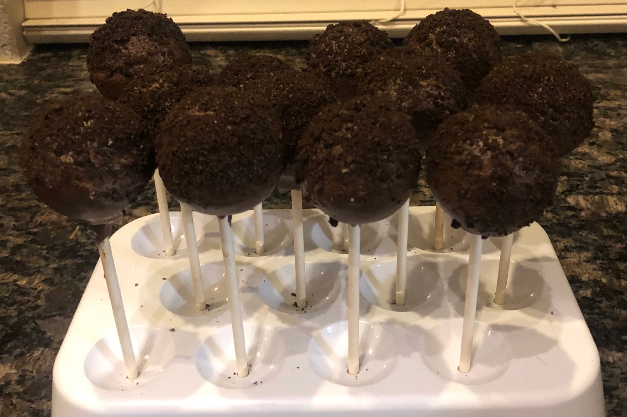 Double Chocolate Chunk Cake Pops