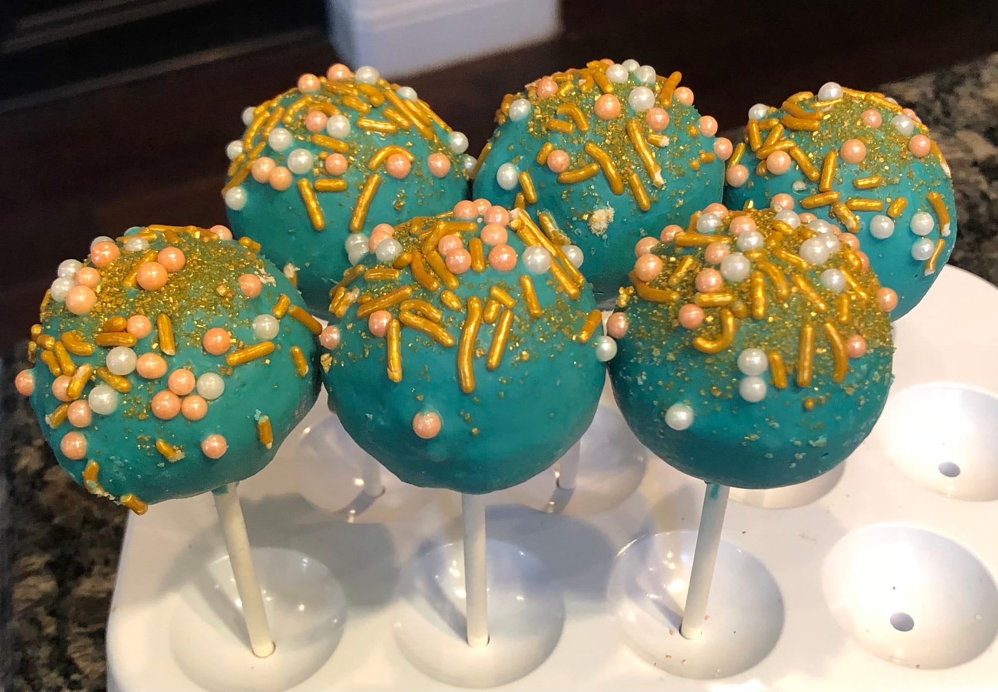 Little Mermaid Cake Pops