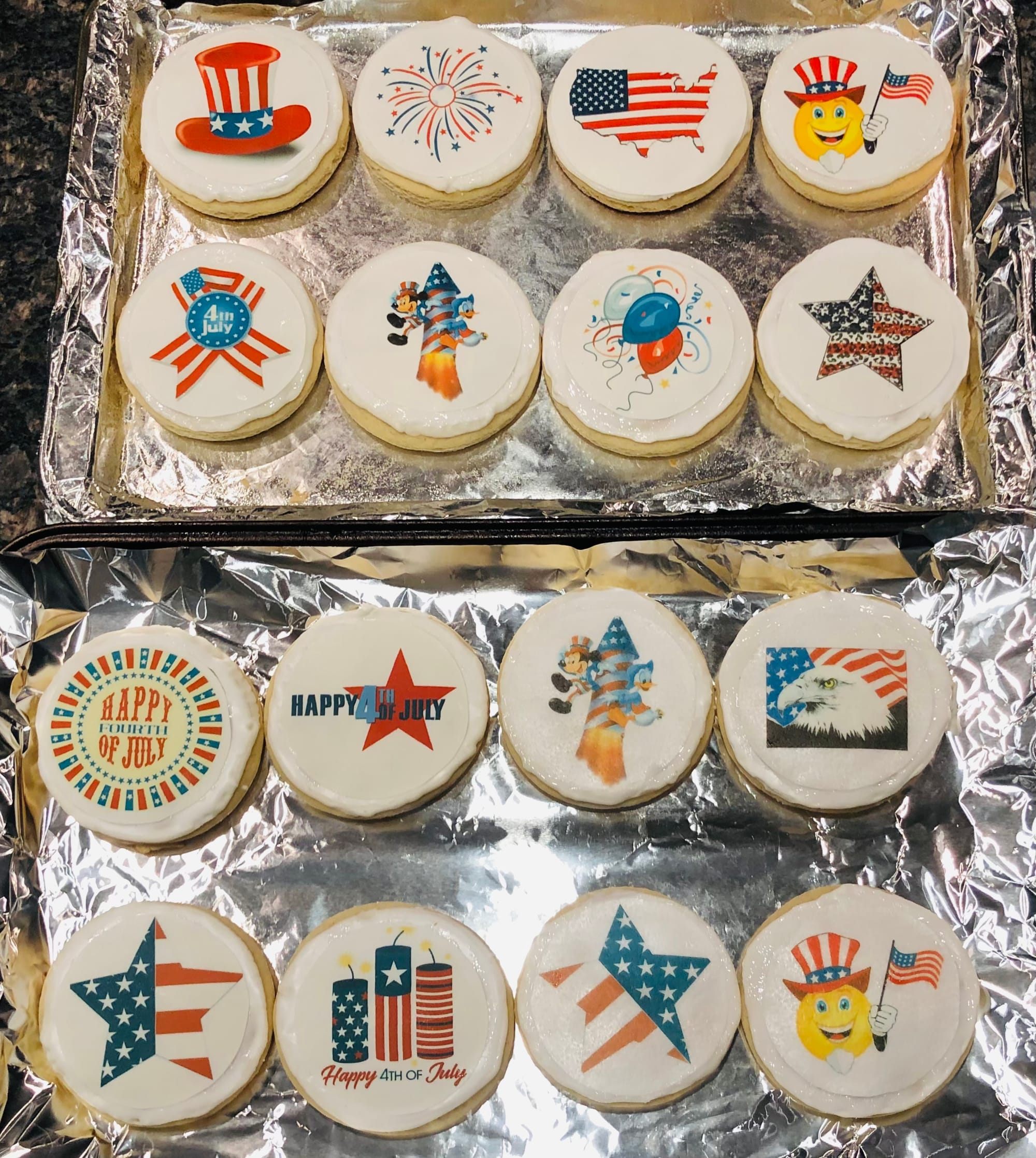 4th Of July Sugar Cookies