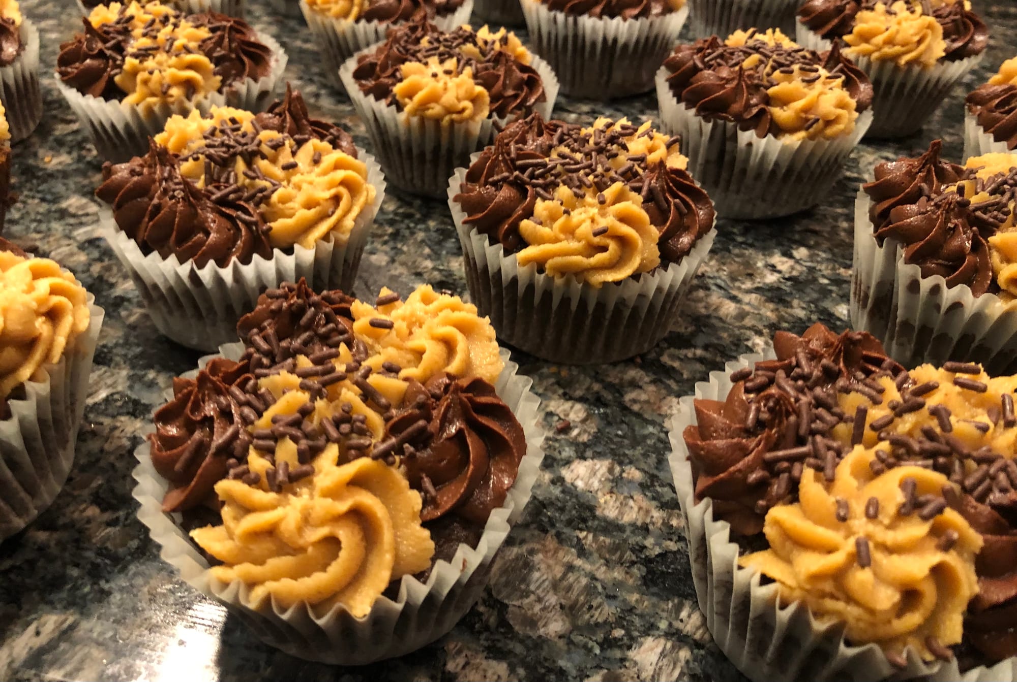 Chocolate And Peanut Butter Cupcakes