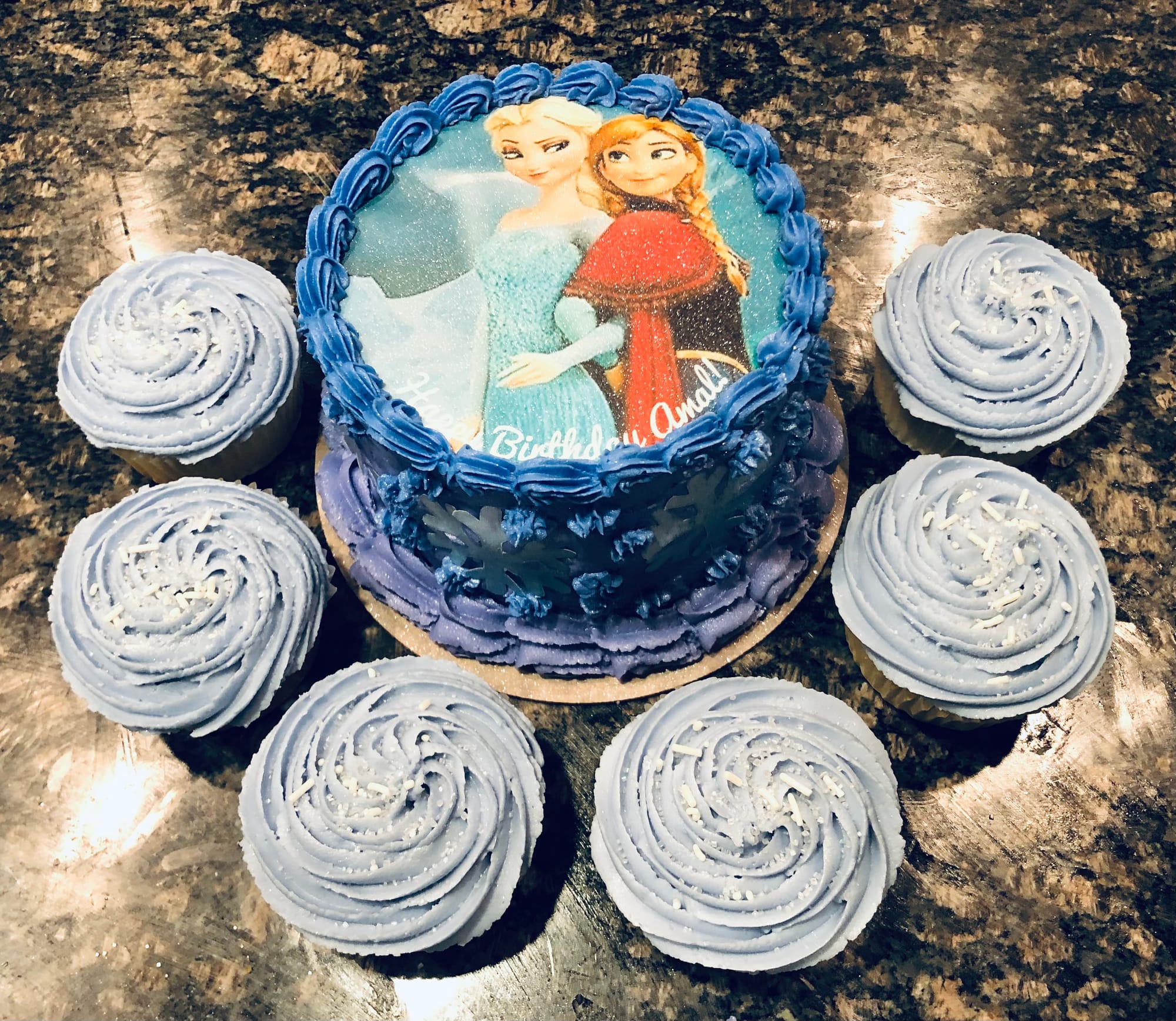 3 Layer Strawberry And Vanilla Sophia The 1st Cake With Buttercream Frosting