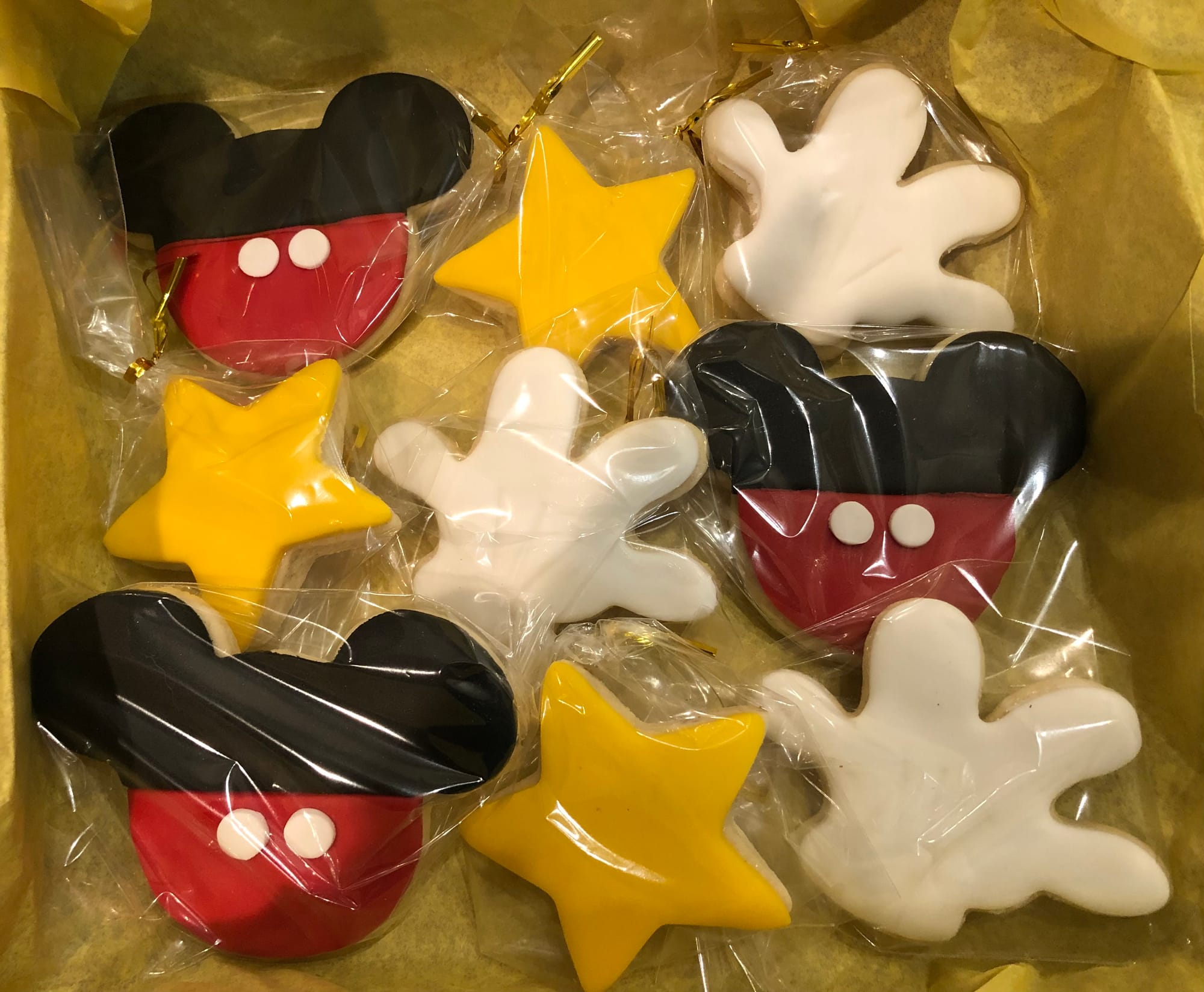 Mickey Mouse Fondant Cookies
